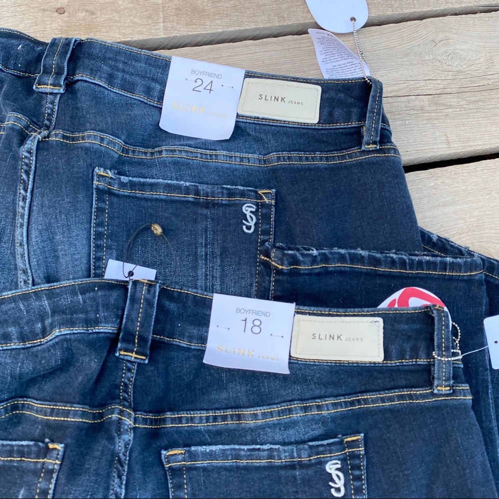 NWT Slink woman's Boyfriend plus curvy  jeans - Picture 13 of 13